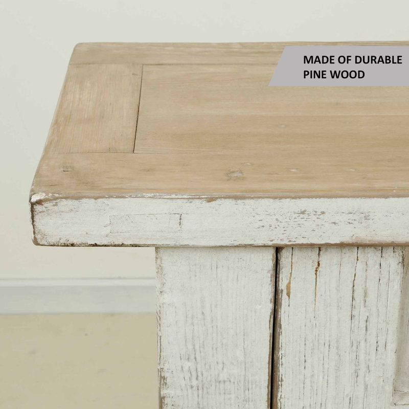 Solid Wood Accent Cabinet