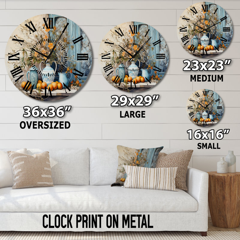 Horloge murale, Surdimensionné