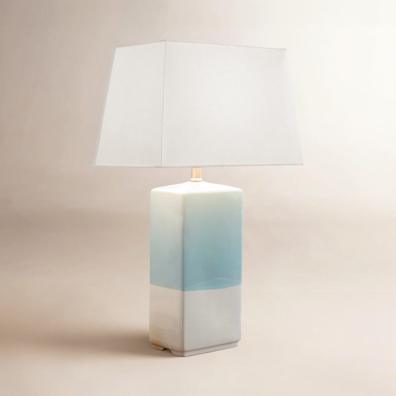 Glenlee Bonhill 24.5" Table Lamp, Blue