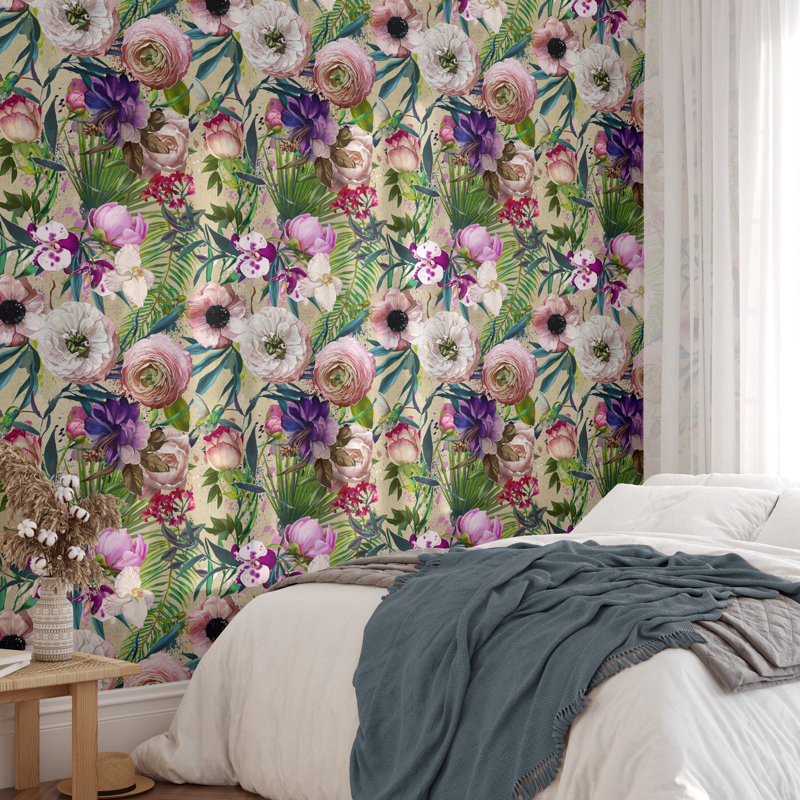 Cesello Floral Wallpaper