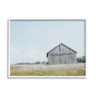 «Lone Countryside House» par Nathan Larson - photographie sur bois