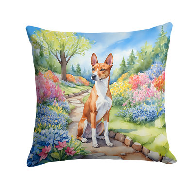 Spring Path Outdoor Throw Pillow
