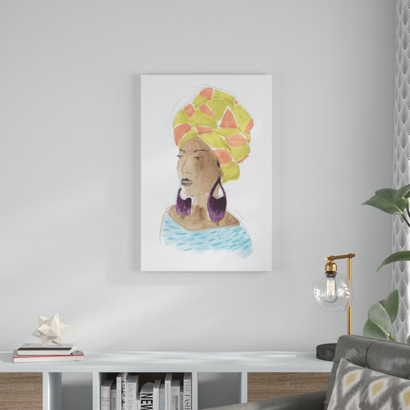 'Strong and Beautiful IV' by June Erica Vess - Painting Print, 91cm H x 61cm W, Wrapped Canvas