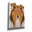«Rough Collie Porter Hipster Glasses» par Furbaby Affiliates, art mural sur toile-1251705433