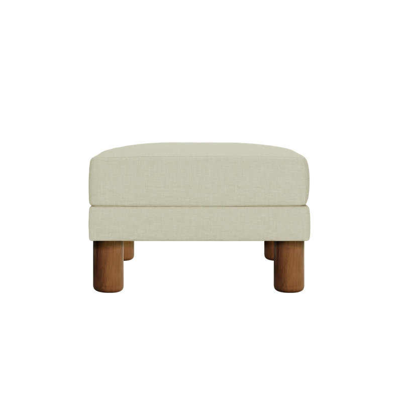 Essential Ottoman, Natural Hemp Blend, Cylinder