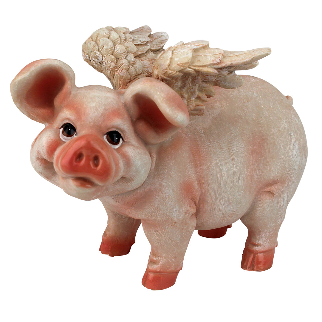 Hog Heaven Flying Pigs Animals Figurines & Sculptures Design Toscano
