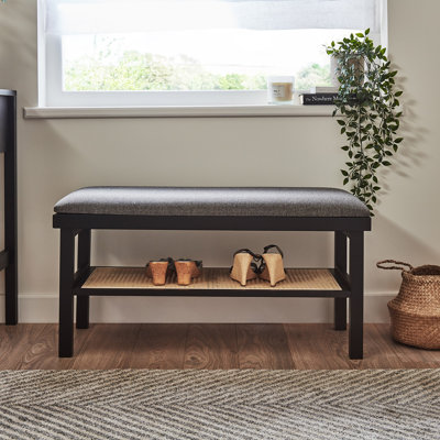 Vernal Polyester Upholstered Storage Bench