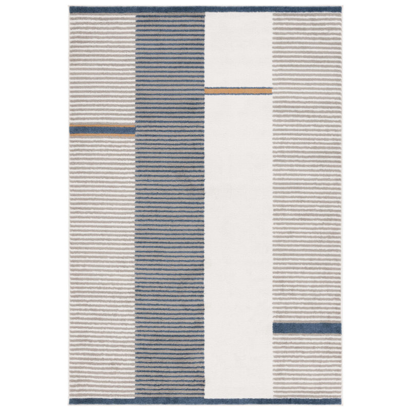 Nagelly Performance Striped Rug, Rectangle 4'5" x 6'5"