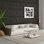 Panneau mural en PVC noir 47,2 po x 23,6 po Art3d, panneau décoratif texturé ondulé pour salon, toile de fond télé (ensemble de 6)