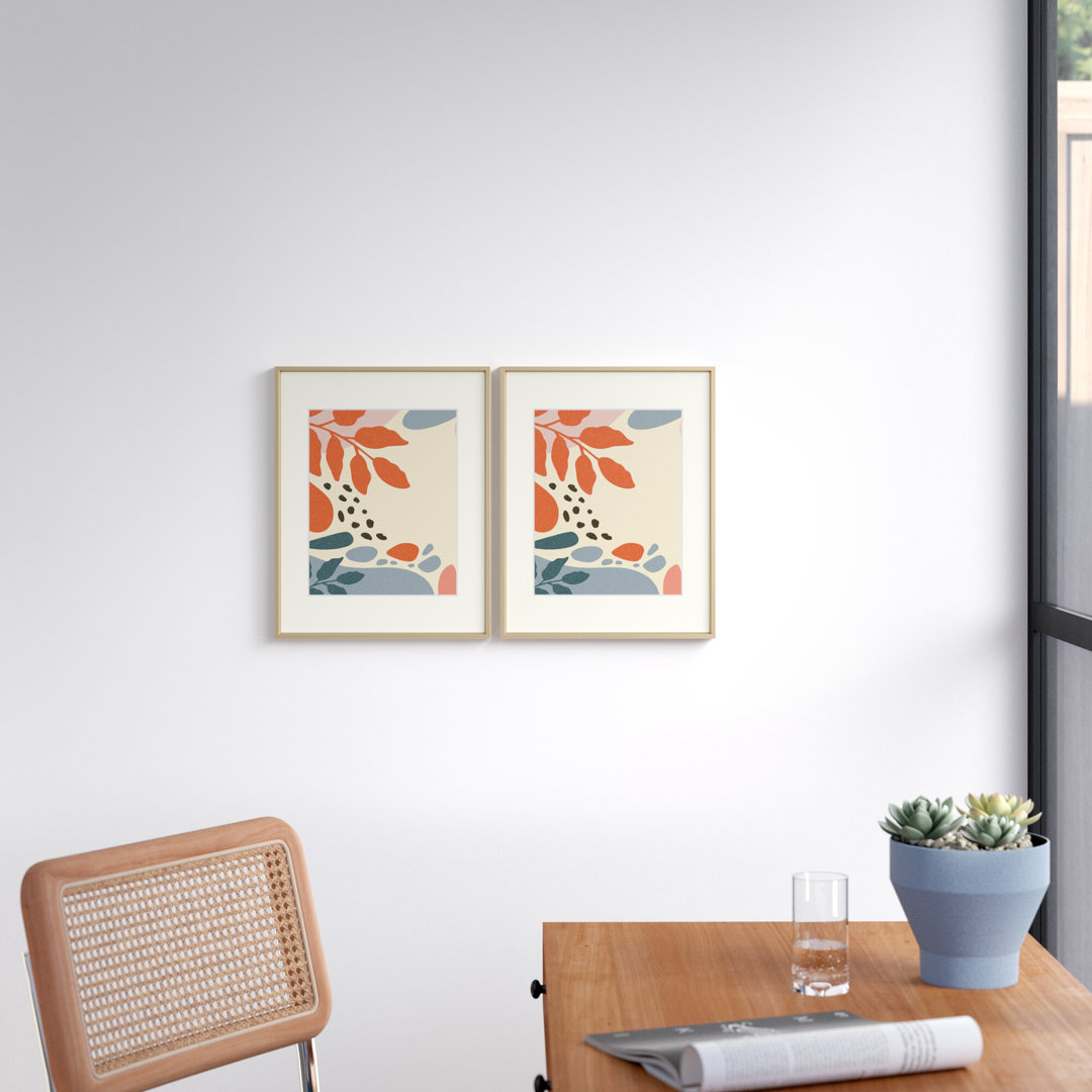 Ryleigh Metal Gallery Picture Frame Real Glass Wall Frame Set (Set of 2) Kelly Clarkson Home 