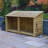 230cm W x 80cm D Solid Wood Log Store-18070384