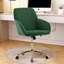 Chaise de bureau ergonomique en velours - Siège réglable et confortable pour une utilisation prolongée à la maison ou dans la chambre.