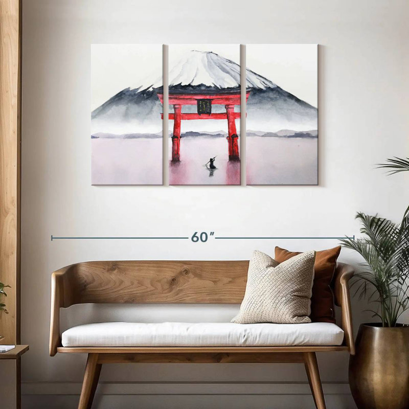 Porte Lilie Mont Fuji Torii, H 28 po x l 45 po
