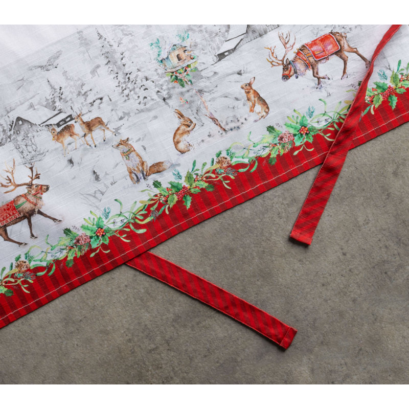 Tablier 100% coton Hermine Christmas
