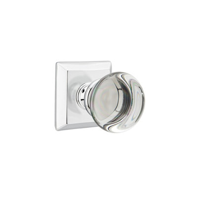 Double Dummy Providence Crystal Knob with Quincy Rose