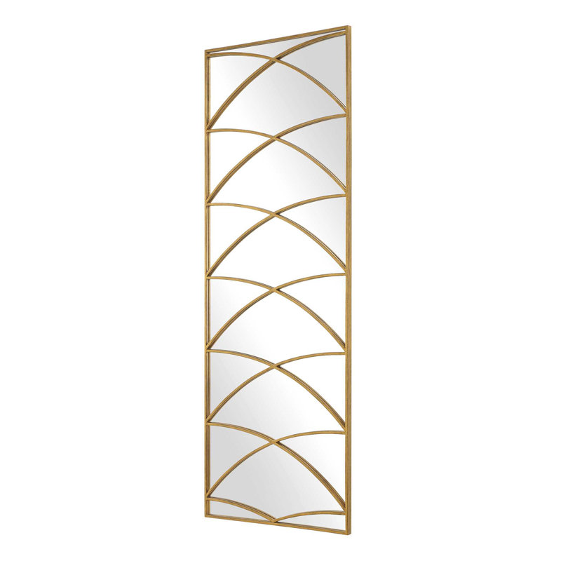 Uttermost Crossed Up Gold Full Length Mirror