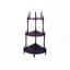 Tablette d'angle de 39 po de hauteur à 4 niveaux 39 po, finition cerisier-381722554