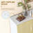 Sideboard Buffet Cabinet, Kitchen Cabinet, Coffee Bar Cabinet With 3 Rattan Doors And Adjustable Shelves-341363571