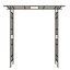 Metal Garden Arch With Adjustable Width W42.52''~W78.15''  Climbing Plants Support Rose Arch Outdoor