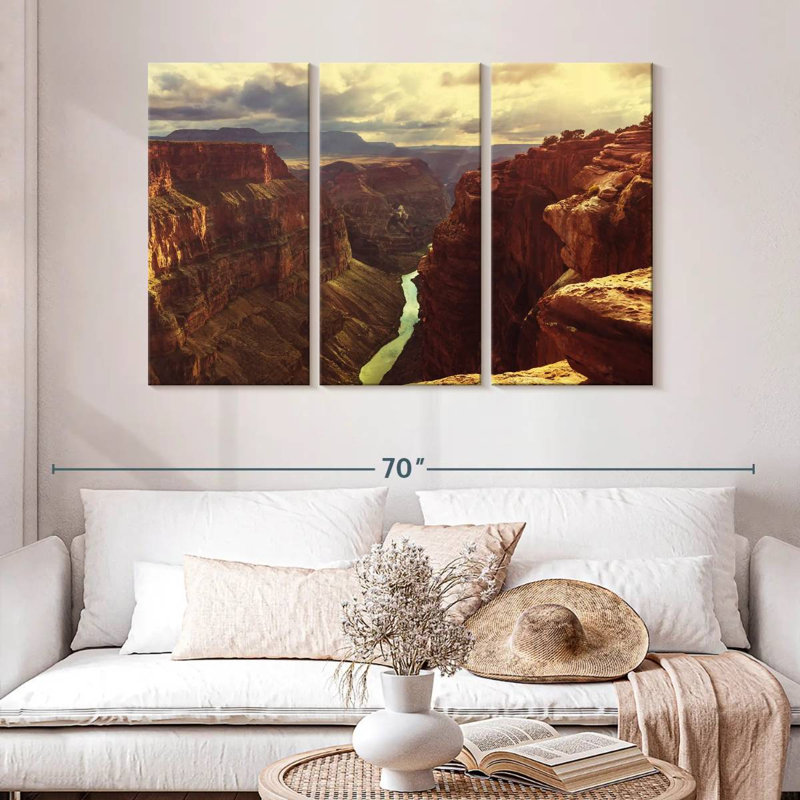 Alvord Mighty Arizona River, H 32 po x l 50 po