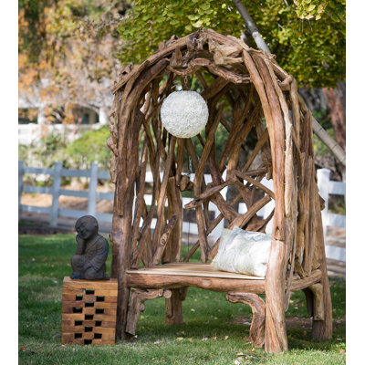 Banc de jardin en teck Marwan