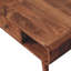Table basse incurvée caramel miel