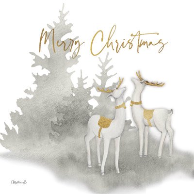 Woodland Deer Merry Christmas