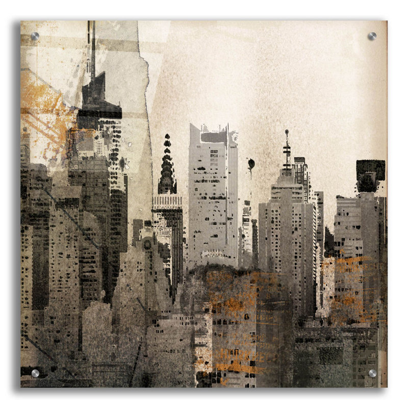 «Wild York Home» par Irena Orlov, Wildon Home®, art mural en verre acrylique, H 24 po x l 24 po x P 0,2 po