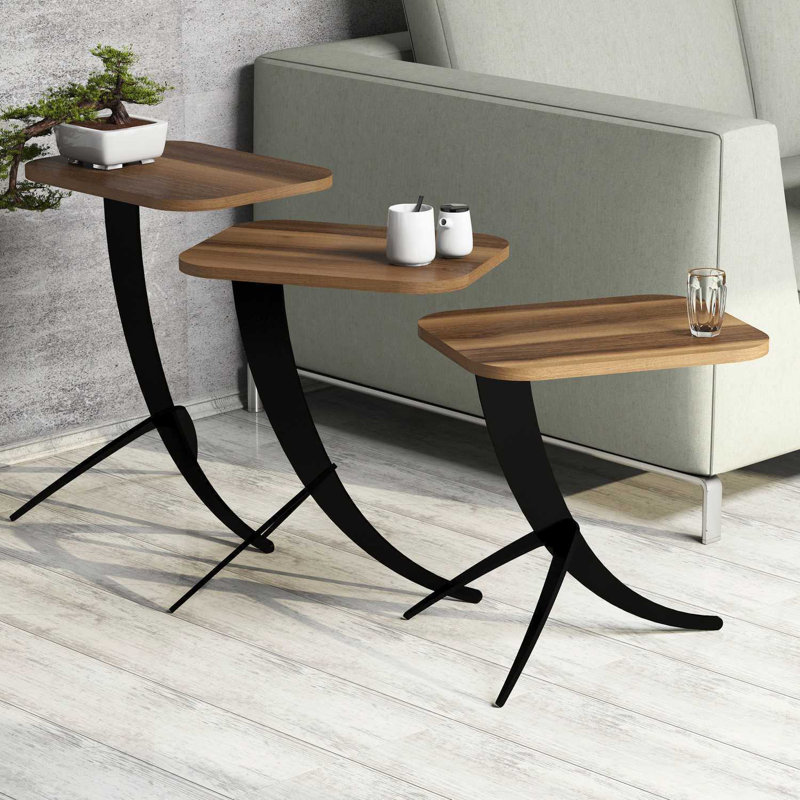 Trigg Nesting Tables, Walnut