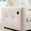 Fauteuil Pull-Line et mousse à haute densité avec port double, chenille pour une vie confortable, siège large, élégance, coussins, confort dans un appartement