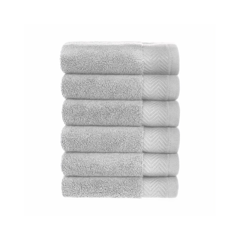 Cotton Washcloth, Gray