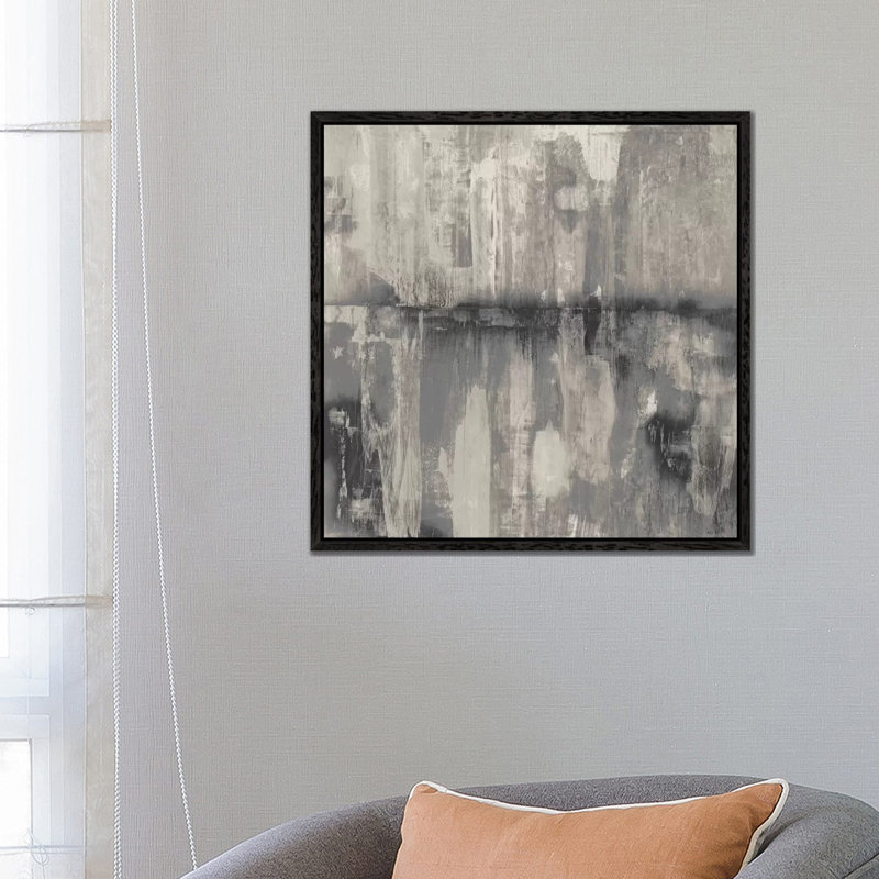 Fantasy Land by Melissa Averinos - Wrapped Canvas Painting, 45.72 cm H x 45.72 cm W, Black Floater Framed