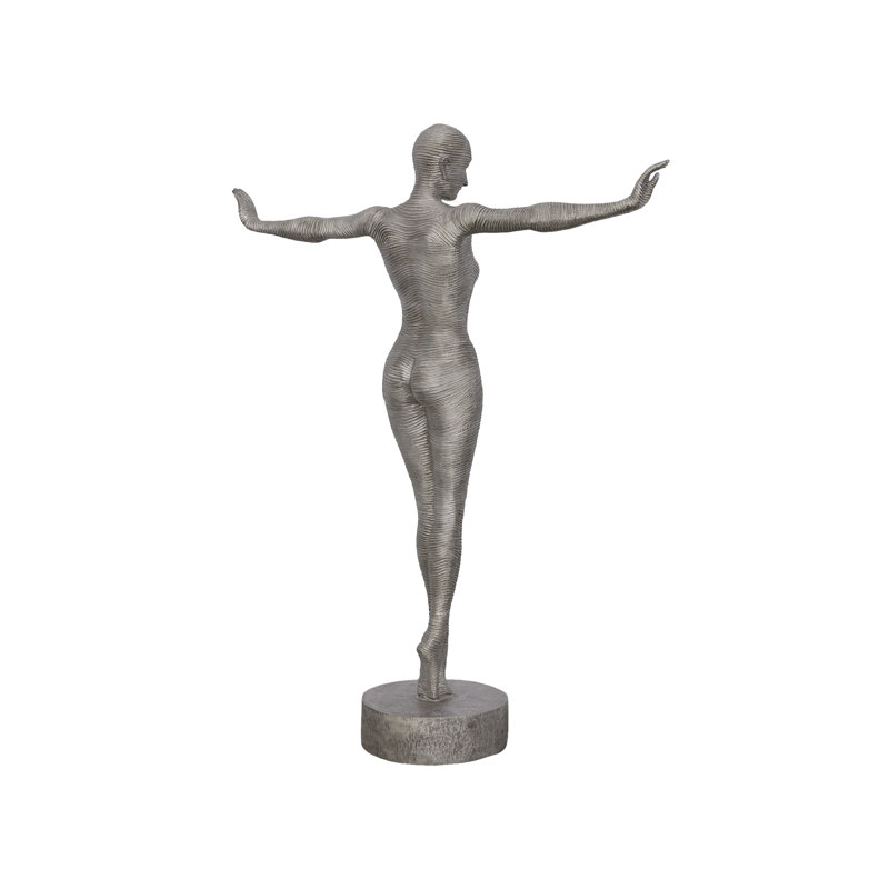 Outstretched Arms Standing Statue, Aluminum