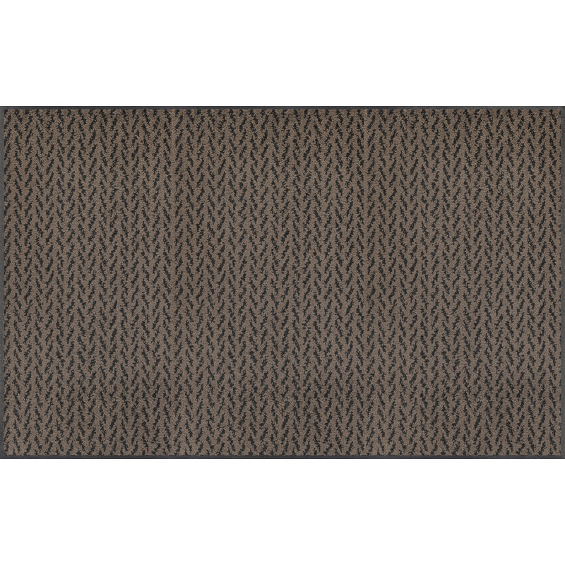 Non-Slip Chevron Indoor / Outdoor Doormat, Mocha