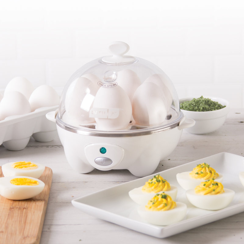 Dash Rapid 6 Egg Cooker, White