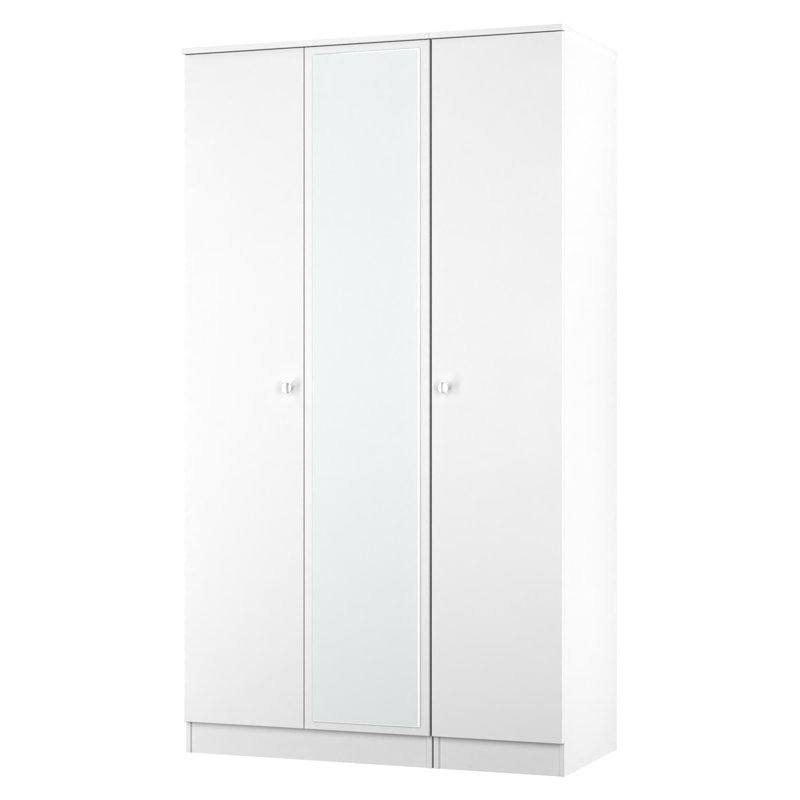 Borth Manufactured Wood Wardrobe, White Matt
