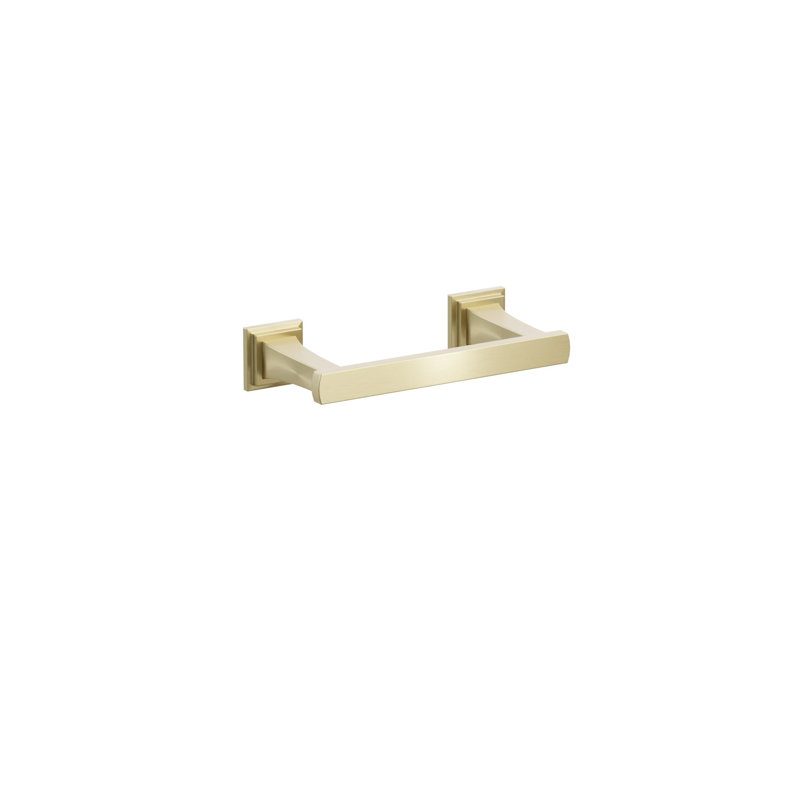 Wall Mounted Toilet Paper Holder, Satin Brass