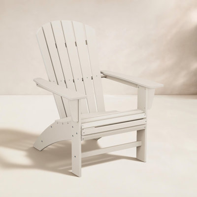 POLYWOOD Nautical Curveback Adirondack Chair