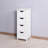 White Bathroom Cabinet With Spacious Drawers To Accommodate Your Needs Chic Storage Smooth Drawer Slides For Easy Access