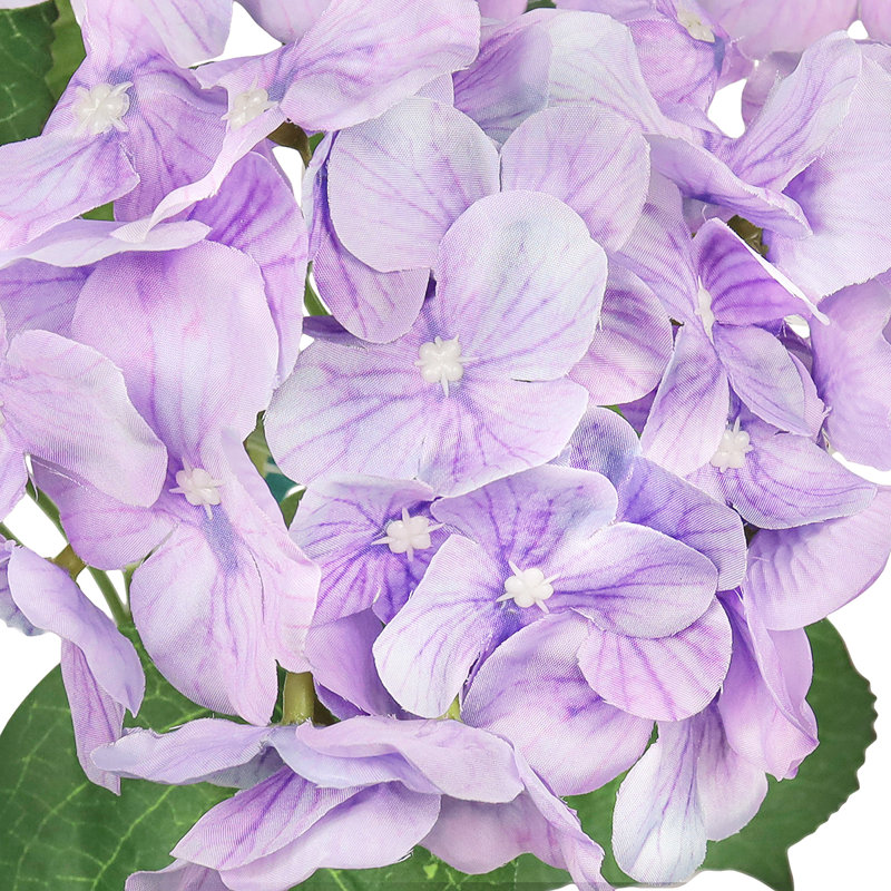 Tige de fleur d'hortensia artificielle, Mauve