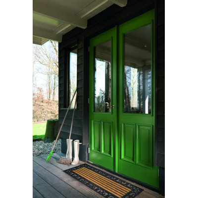 Rousseau Non-Slip Striped No Holiday Doormat