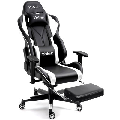 Blue Elephant Reclining and Adjustable Height PC & Racing Game Chair