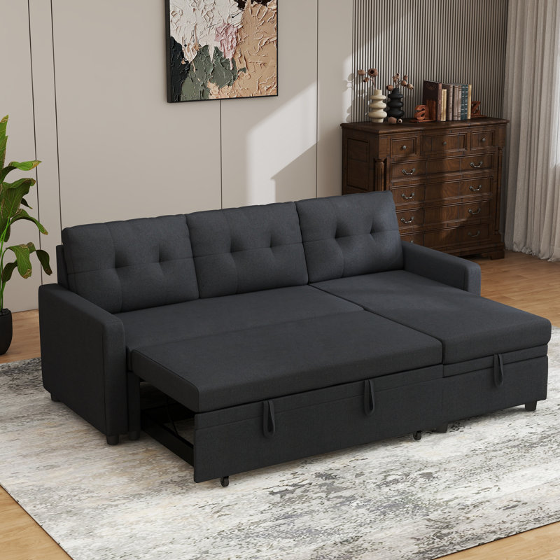 Alizia Corner Sofa, Navy Grey