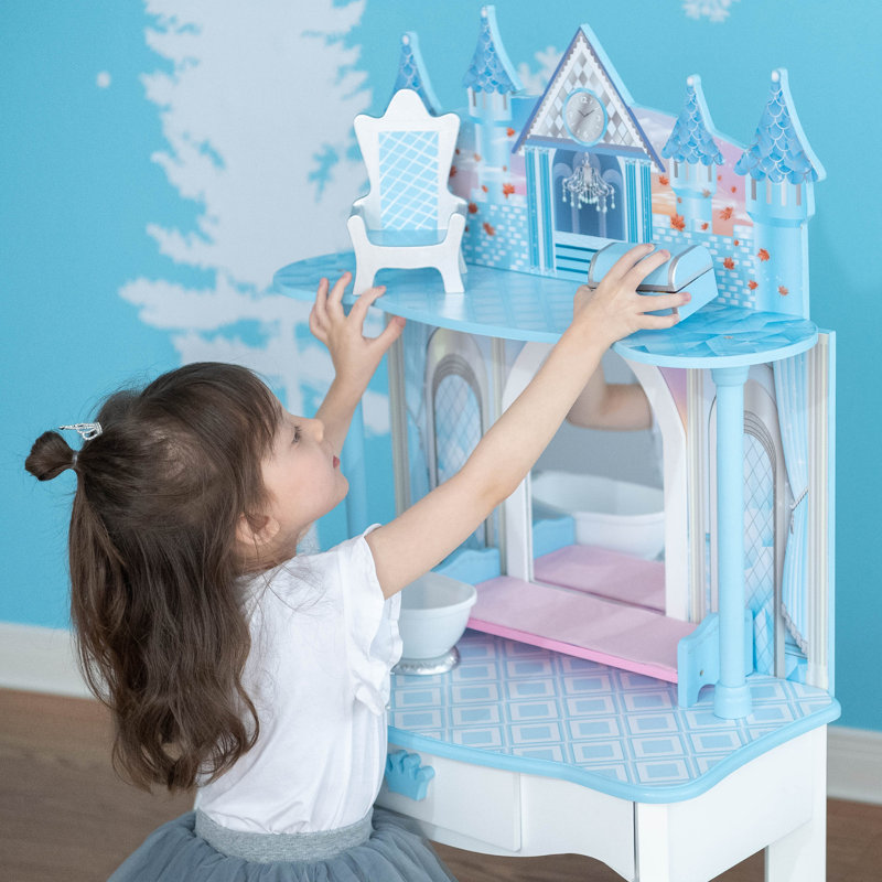 Teamson Kids Kids Vanity Set with Mirror