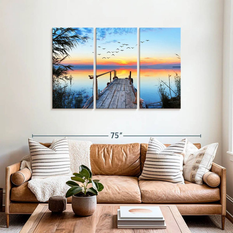 Aletra Dock Sunset, 36" H x 57" W