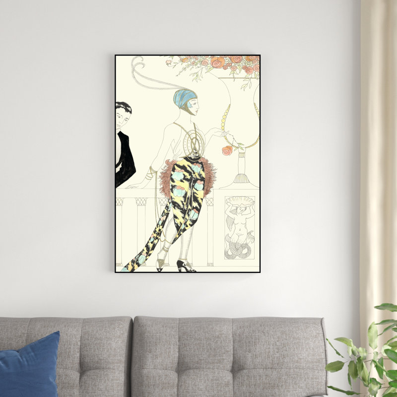 Arte Deco Fashion II, H 36 po x l 24 po x P 1,25 po
