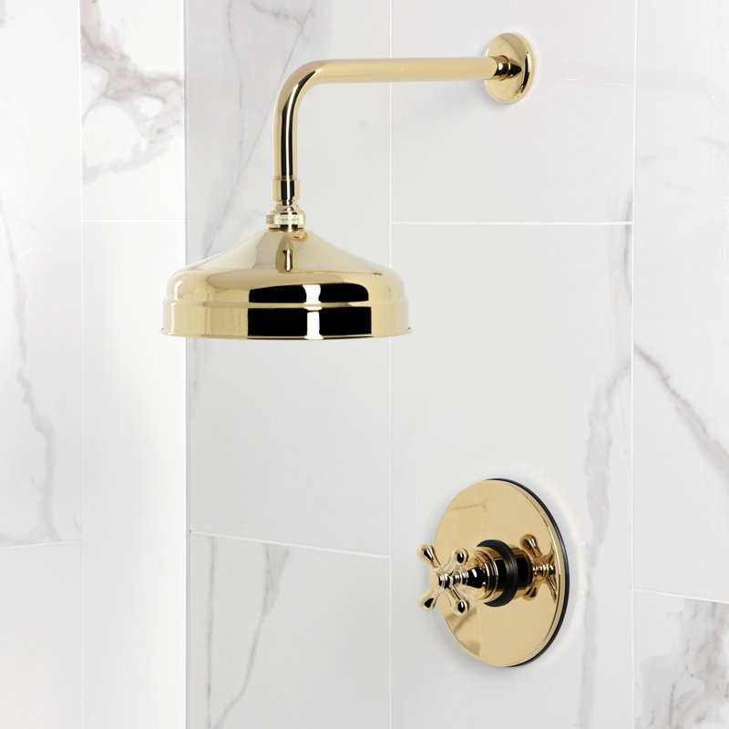 Robinet de douche à pression équilibrée Kingston, Laiton poli