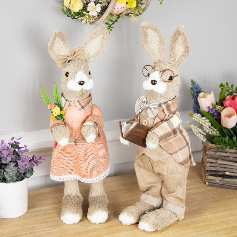 Figurines et objets de collection de lapin de Pâques