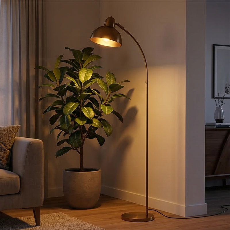 Lampe sur pied arquée 64 po Coyan