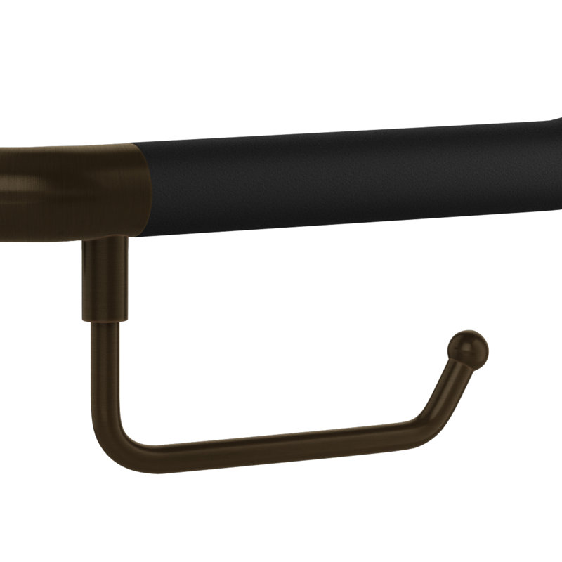 ErgoAngleBar Poignée ergonomique souple de 32 mm de diamètre, conforme à l'ADA, capacité de poids de 500 lb
